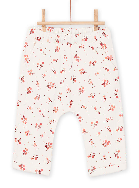 Pantaloni sportivi con stampa a fiori con tasche PIPRIBAJOG / 22WG09P1JGB009