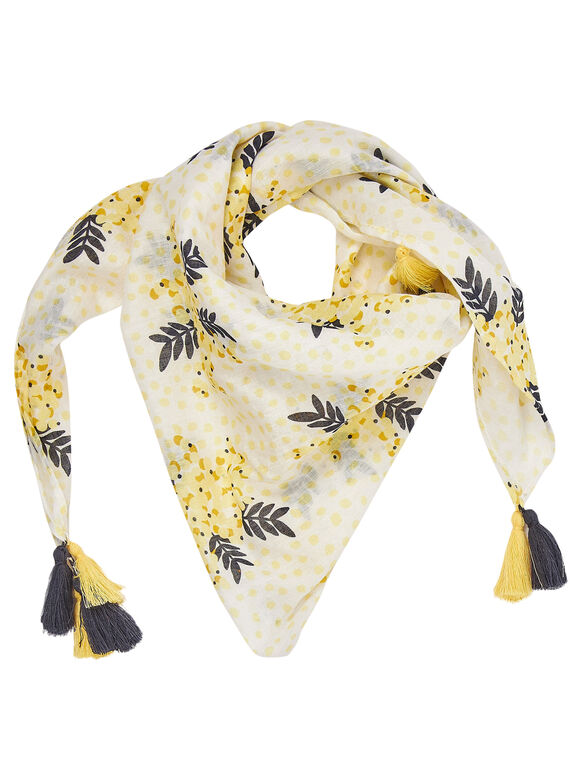 Foulard a triangolo bambina con pompon. JYASOFOUL / 20SI0181FOU001