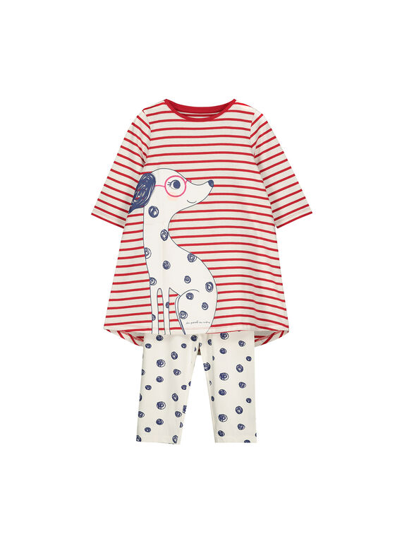 Camicia da notte in cotone bambina FEFACHURAY / 19SH1144CHN099