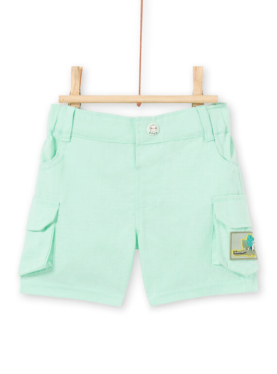 Bermuda verde acqua neonato LUVERBER2 / 21SG10Q2BERG621