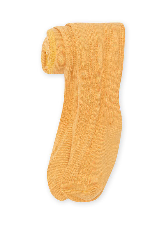 Collant senape con intrecci neonata MYIJOCOLTO3 / 21WI0912COLB106