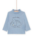 Blue TURTLE NECK PURESOUP / 22WG10T1SPLC219