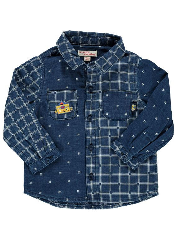 Baby boys' fancy shirt DUBLECHEM / 18WG1091CHM099