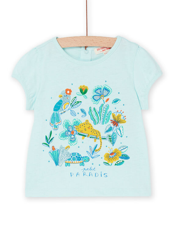 T-shirt blu a maniche corte RIBALTI / 23SG09W1TMCC215