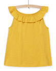 Golden yellow TANK TOP NAJODEB3 / 22S901C1DEB106
