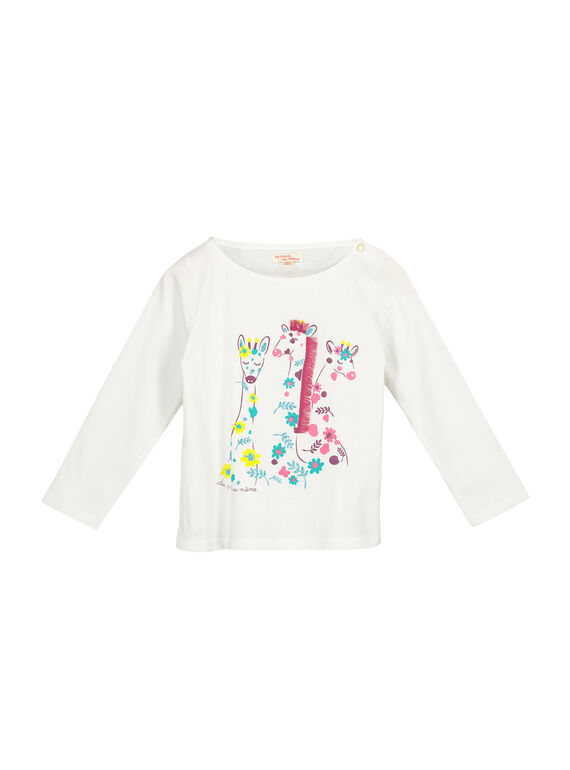 T-shirt maniche lunghe bambina FACATEE1 / 19S901D1TML000