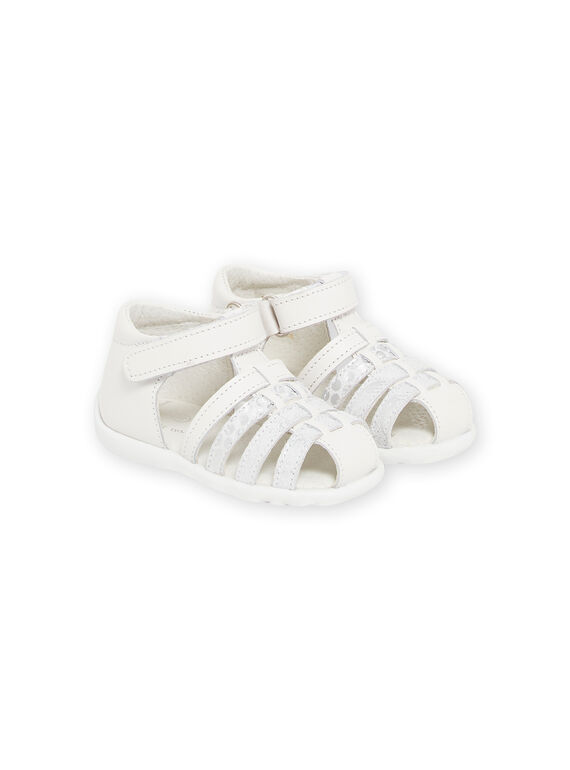 Sandali bianchi neonata NISANDBIANCA / 22KK3746D0E000