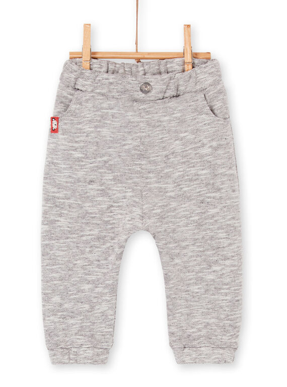 Pantaloni grigio melange neonato LUPOEPAN3 / 21SG10Y4PANA011