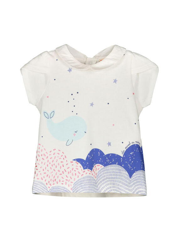 T-shirt maniche corte neonata FINEBRA / 19SG09B1BRA000