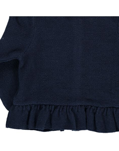 Baby girls' cotton knit cardigan CIKLECAR1 / 18SG09D1CAR070