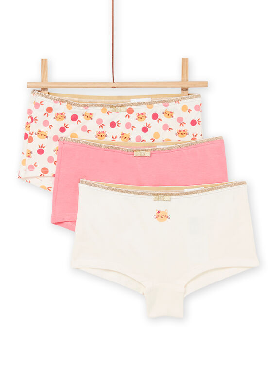 3 culotte con stampa e motivi gatti REFAHOTCAT / 23SH1111SHY001