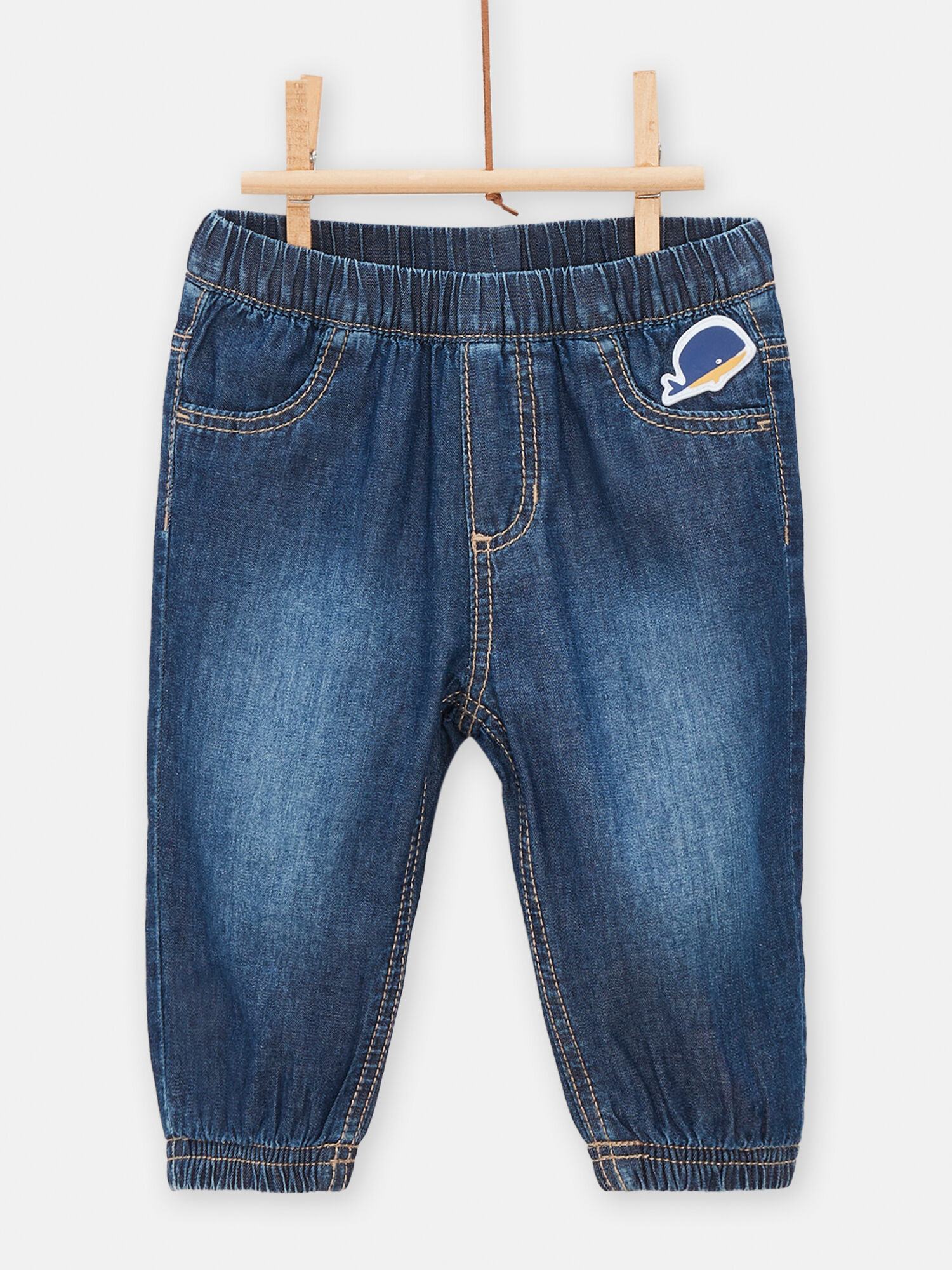 Jeans neonato denim medio acquisto online Pantaloni Jeans DPAM