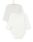 2 body con stampa a righe e motivi panda POU2BOD2 / 22WF0491BOD001