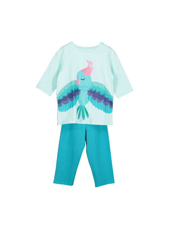 Pigiama in cotone bambina FEFAPYJPLU / 19SH1194PYJ203