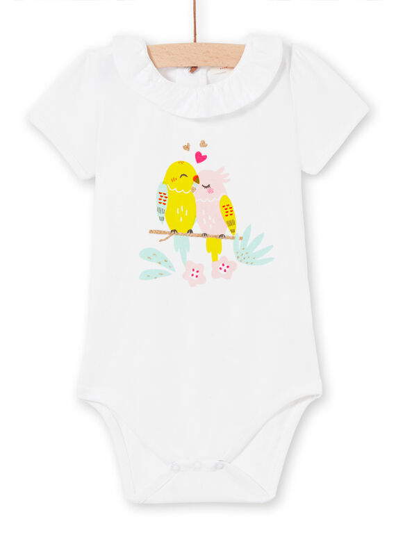 Body bianco neonata LIBALBOD / 21SG09O1BOD000