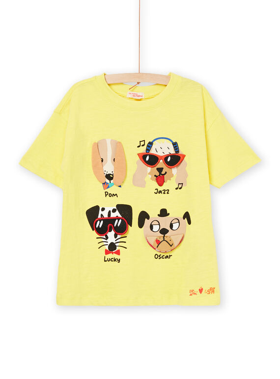T-shirt a maniche corte con motivo cani ROSPATI2 / 23S902P6TMC116