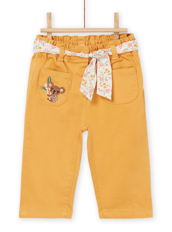 Pantaloni con cintura e stampa a fiori RIMAGPAN2 / 23SG09T2PANB107