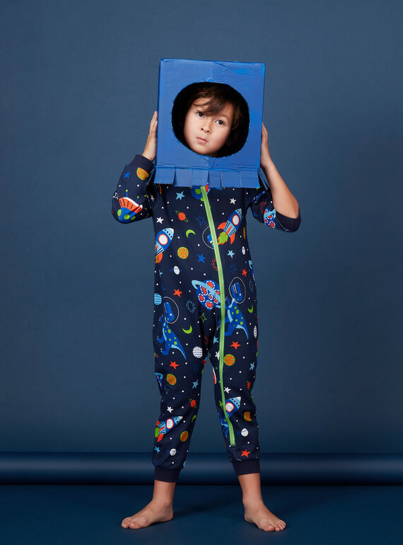 Tuta blu notte spazio fosforescente bambino JEGOCOMBI / 20SH12C1D4F705