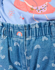 Jeans con stampa arcobaleno RAPURPANT1 / 23S901L2PAN703