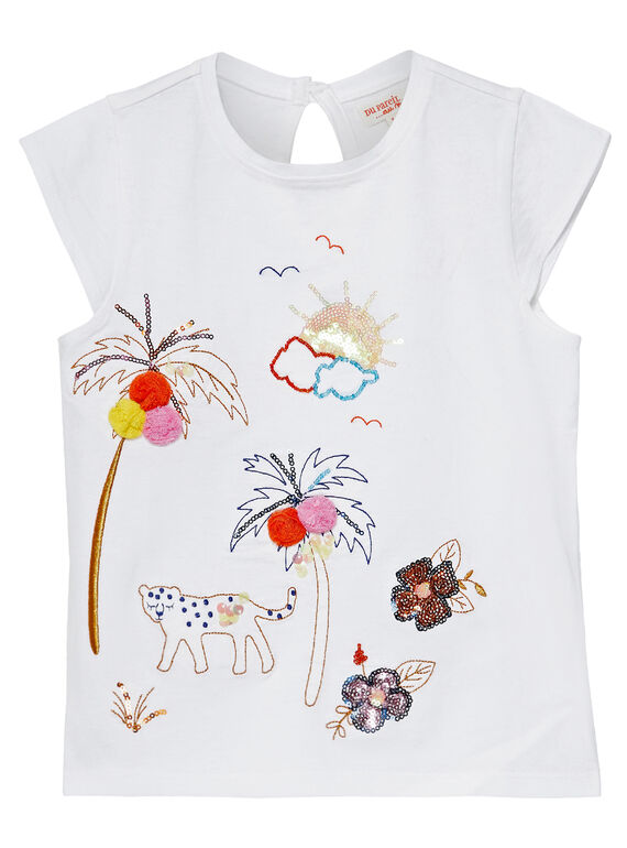 T-Shirt Maniche Corte Ecrù JATROTI2 / 20S901F1TMC001