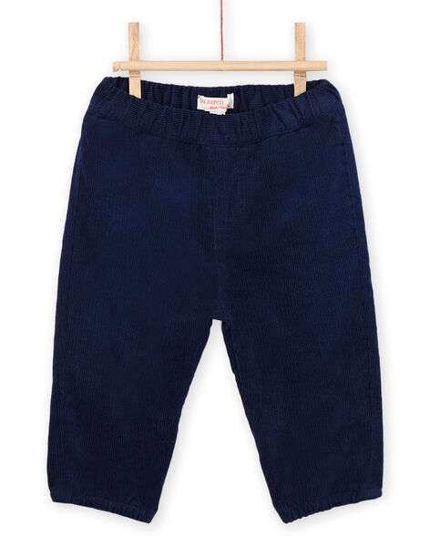 Pantaloni navy in velluto a costine PUJOPAN3 / 22WG10D3PAN070