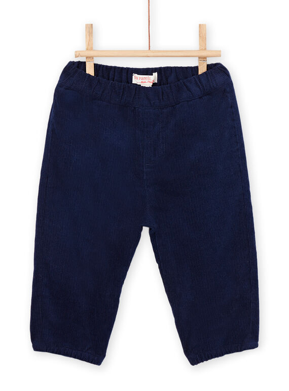 Pantaloni navy in velluto a costine PUJOPAN3 / 22WG10D3PAN070