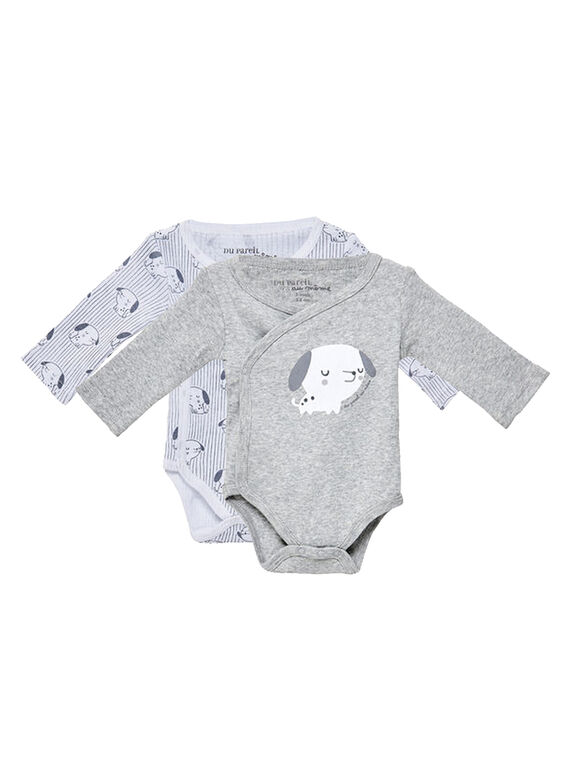 Set 2 body incrociati nascita maniche lunghe JOU1BOD1 / 20SF77J2BODJ922