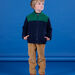 Cardigan in sherpa a maniche lunghe