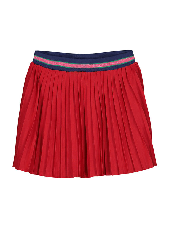 Gonna plissé in cotone bambina FACOJUP1 / 19S90181JUP050