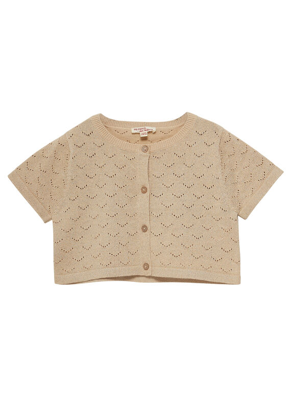 Cardigan traforato in lurex JASOCAR / 20S90181CARK008