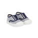 Slip-on in tela con stampa a righe