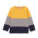 T-shirt maniche lunghe color block