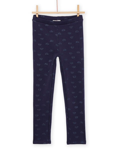 Leggings con stampa arcobaleno navy PAJOLEG1 / 22W901C4PANC205