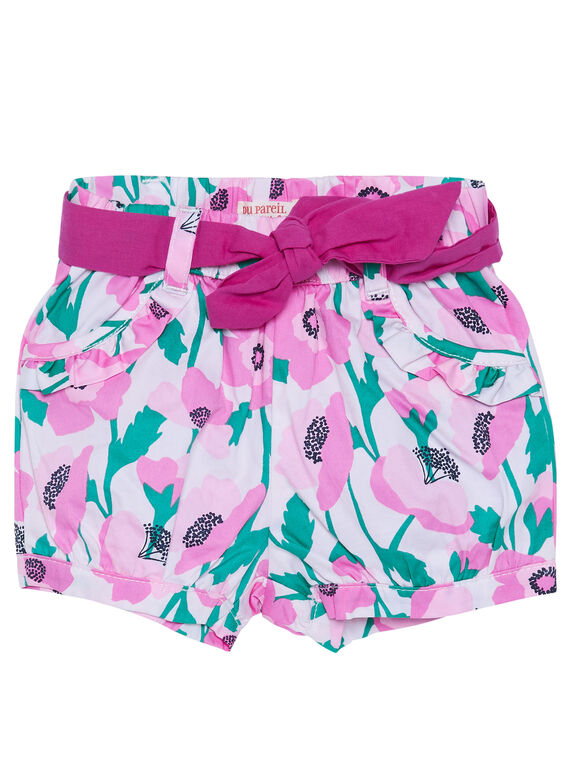Shorts a palloncino con stampa neonata JIPOESHO / 20SG09G1SHO301