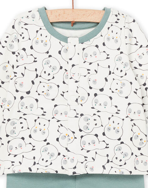 Felpa con stampa panda e pantaloni POU1ENS4 / 22WF0482ENS001