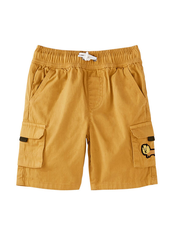 Bermuda bambino cargo elastico in vita noce pecan JODUBER1 / 20S902O4BERI821