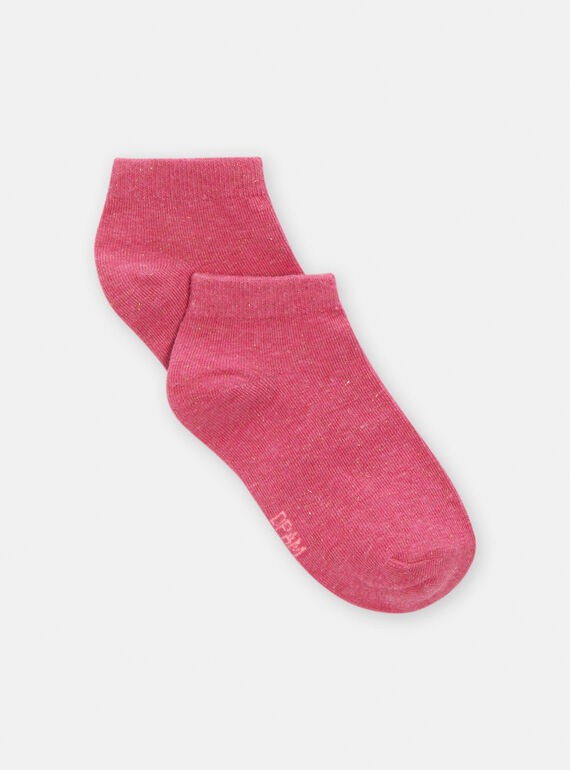 Calzini brillanti rosa bambina TYAJOSOQ2 / 24SI01C1SOQ304