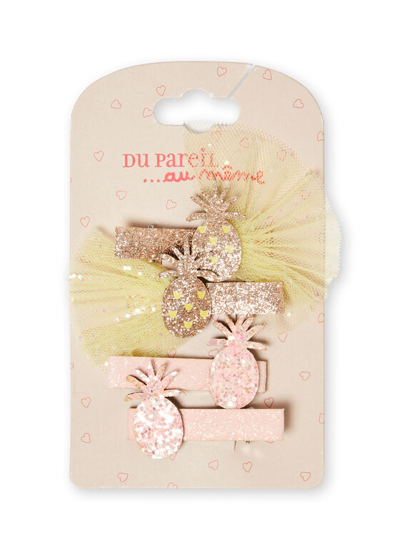 Set 4 fermagli bambina LYAJAUCLIC1 / 21SI017BBRTK008