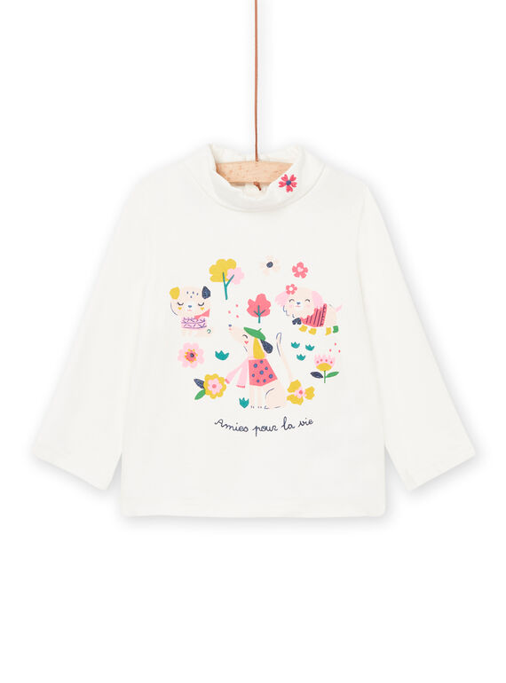 Dolcevita con stampa fiori e animali PIMUSOUP / 22WG09R1SPL001