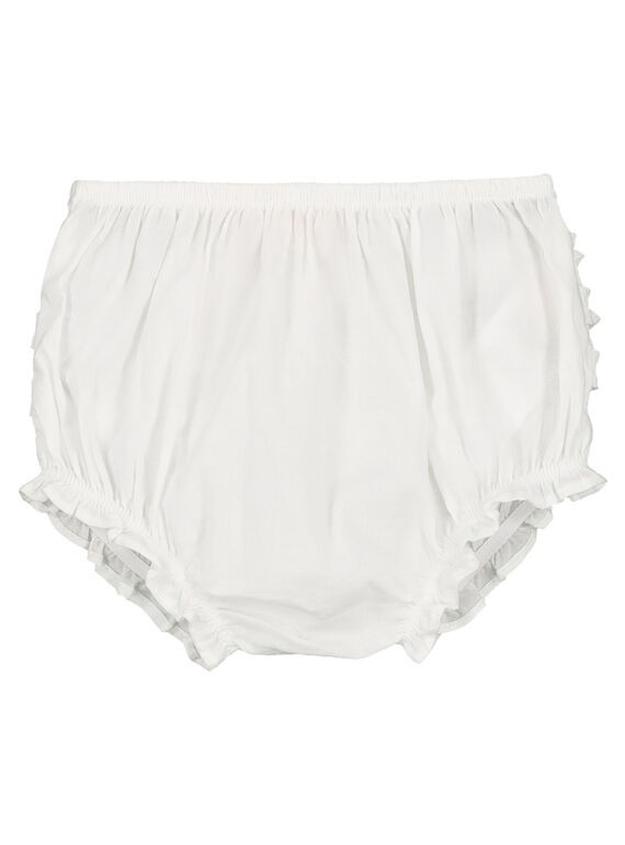 Bloomer bianco neonata FIJOBLOO6 / 19SG09G1BLR000