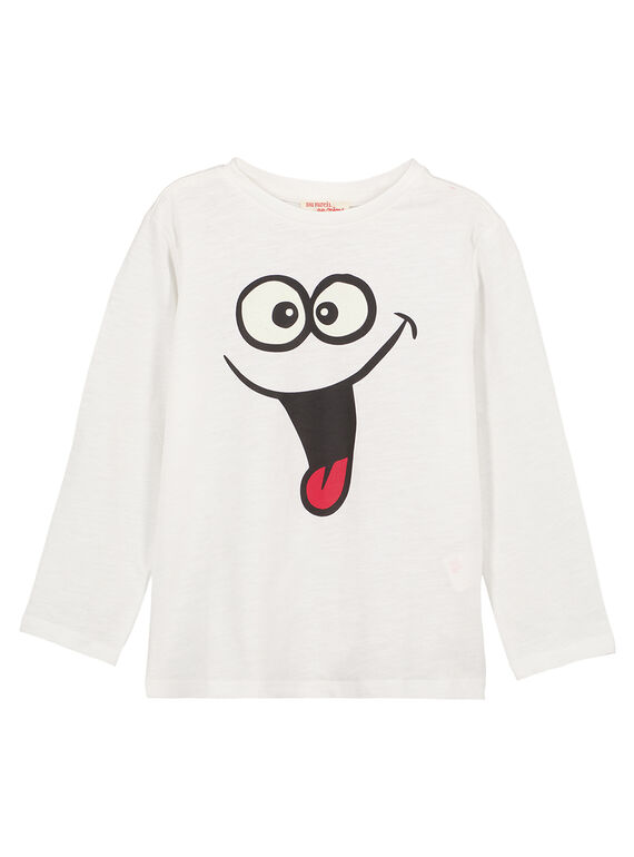 T-Shirt Maniche Lunghe Collo Rotondo Ecrù GOJOTISLU2 / 19W90245D32001