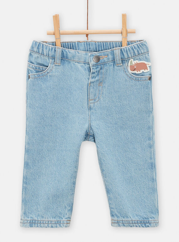 Jeans neonato denim chiaro TUJOJEAN1 / 24SG1081JEAP272