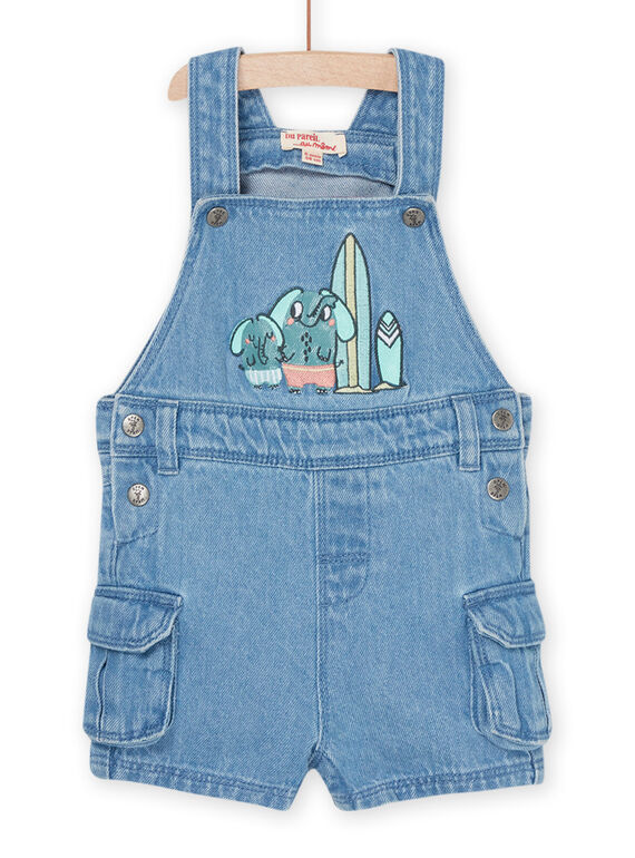 Salopette blu corta in jeans RUEXOSAC / 23SG10V1SACP272