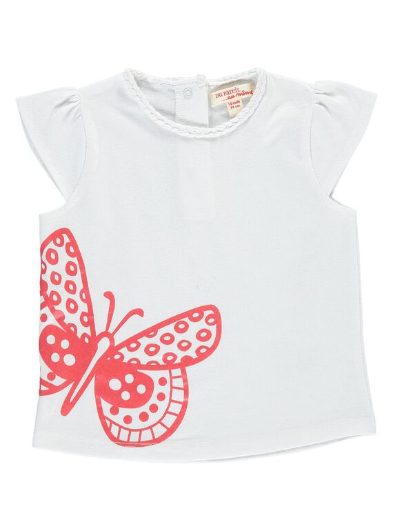 Baby girls' short-sleeved T-shirt CIJOTI9 / 18SG09S3TMC000