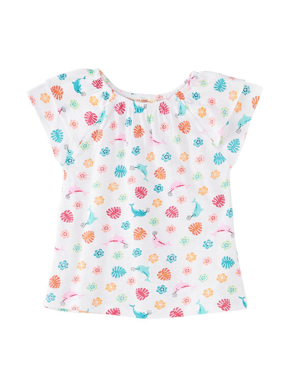 T-Shirt Maniche Corte Bianca JAQUATI2 / 20S901R2TMC000