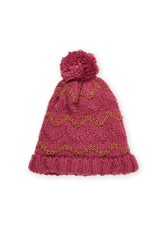 Berretto in jacquard PYAPOMBON / 22WI01F2BON718