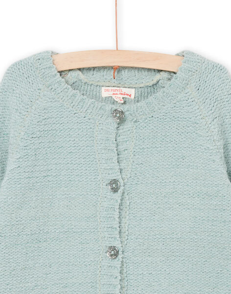 Cardigan in ciniglia blu PAYJOCAR3 / 22W901D7CAR626