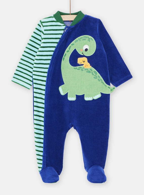 Tutina blu con stampa a righe bambino SEGAGREDIN / 23WH1431GREC231
