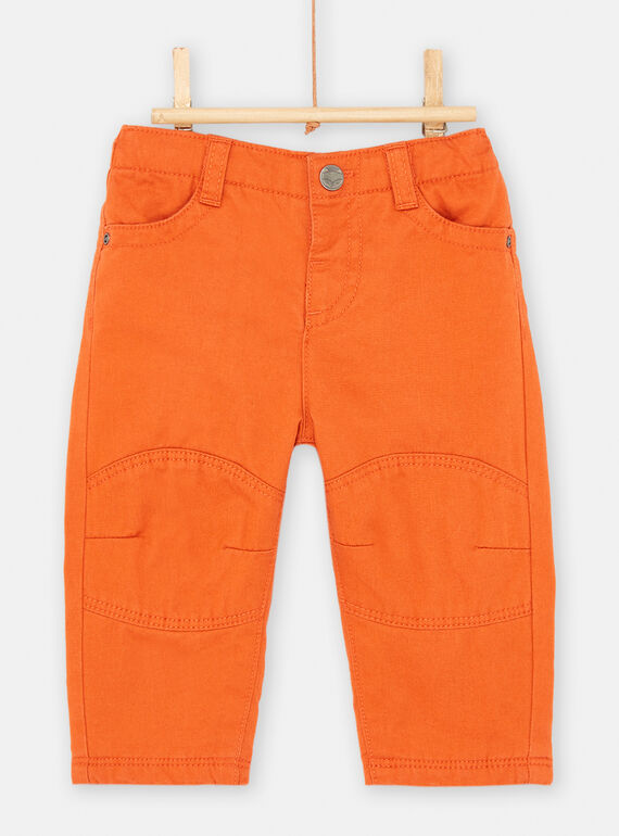 Pantaloni arancioni neonato SUKHOPAN2 / 23WG10Q3PAN409