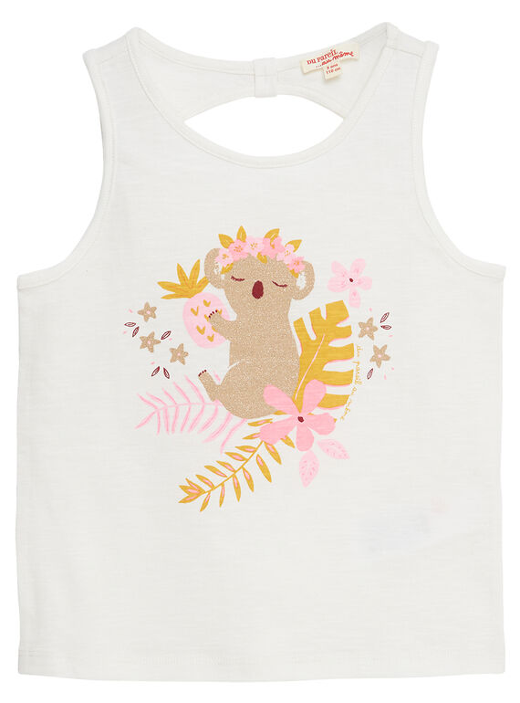 Canottiera con stampa koala JADUDEB1 / 20S901O2DEB001